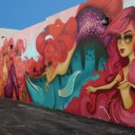 Mural Painted on side of building in downtown Hollywood